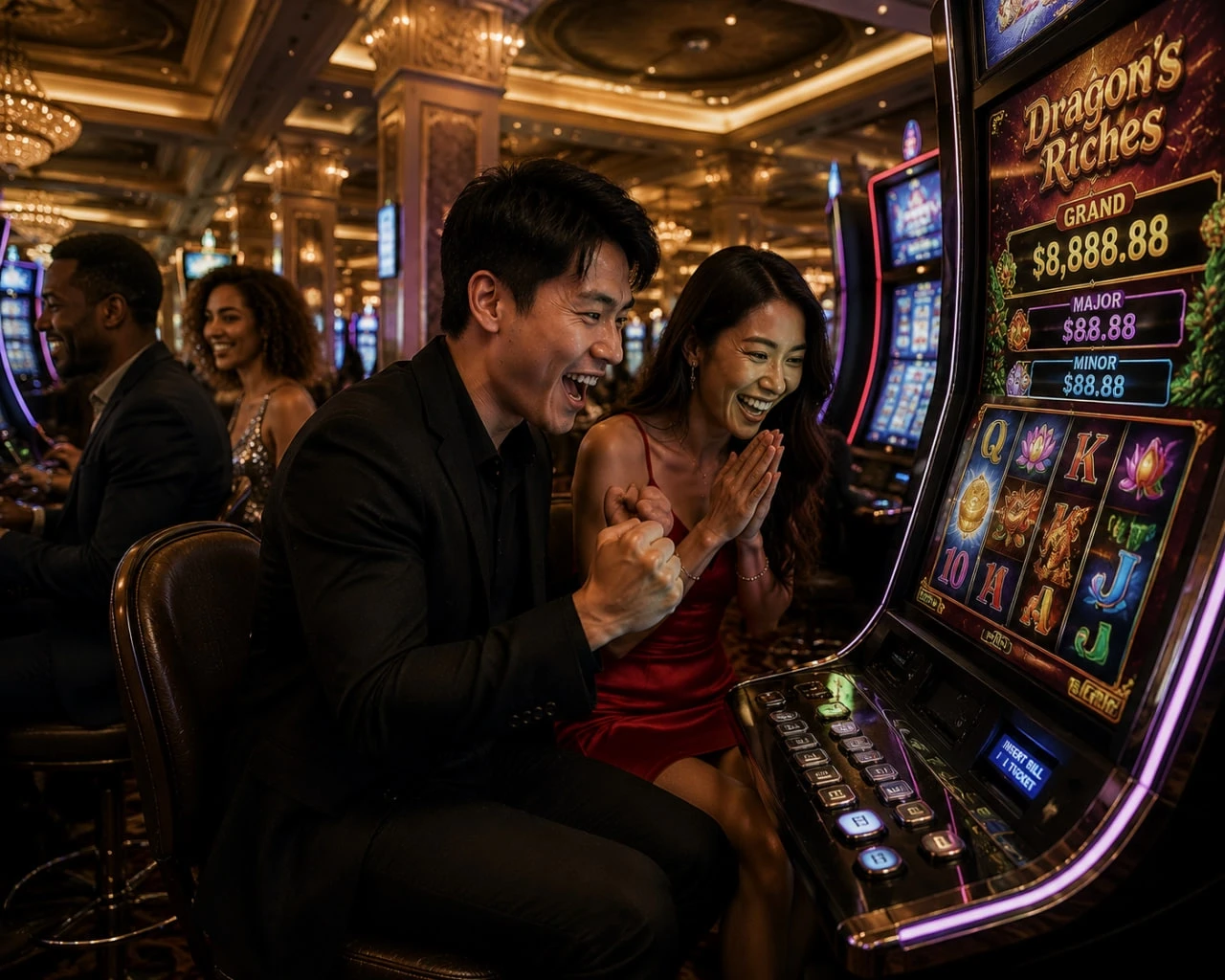 Slots online da Okok9999 com jackpots progressivos